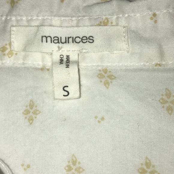 Maurices Boho Button Down Long Sleeve, Size S - Picture 2 of 13